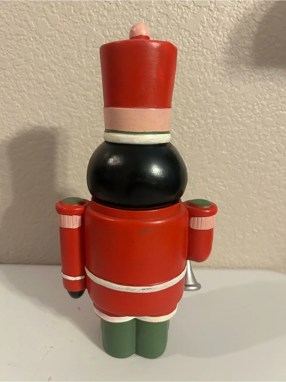 Holiday Time Nutcracker Style Penguin w/ Horn Christmas Figure